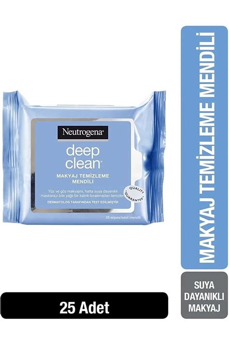 Neutrogena Deep Clean Makyaj Temizleme Mendili. 