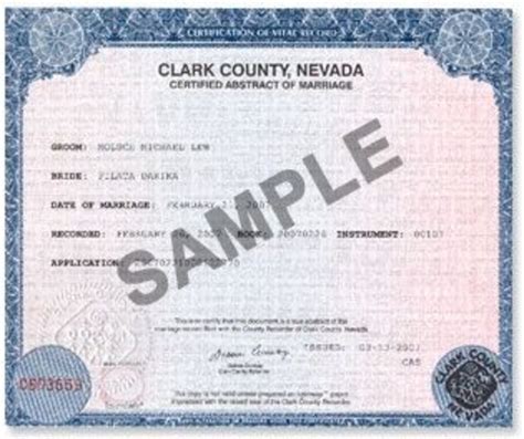 Nevada Marriage License - How to Get Married in NV