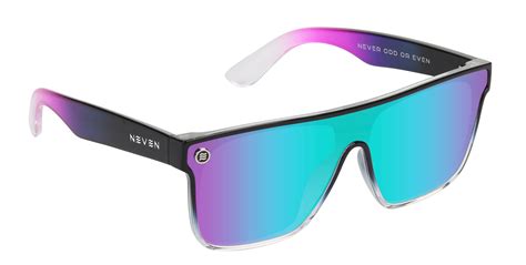 Neven sunglasses. Our blue-light-blocking lenses protect your eyes from harmful blue light and UV rays emitted from screens, digital devices, artificial lights, and the sun. Unlike many blue-light lenses that look yellow, ours are virtually clear — giving you all the protection you need with a crystal-clear view. A must-have for every s 