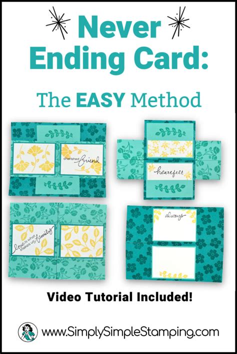Never Ending Card The EASY StepByStep Tutorial