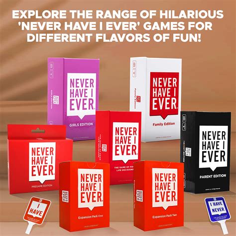Never Have I Ever Classic Edition Card Game Set Fun Game Night Party