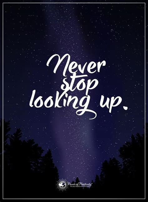 Never Stop Looking
