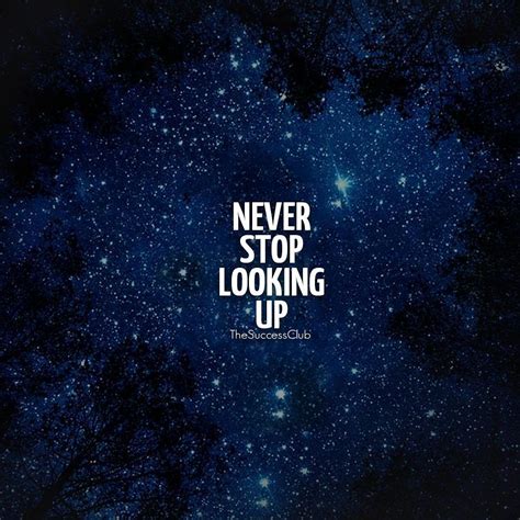 Never Stop Looking