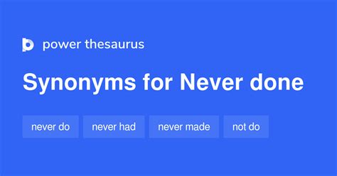 Never been done before synonym. Never Been synonyms - 85 Words and Phrases for Never Been as never before fist time any previous even occur first time round first times had not experienced had not worked … 