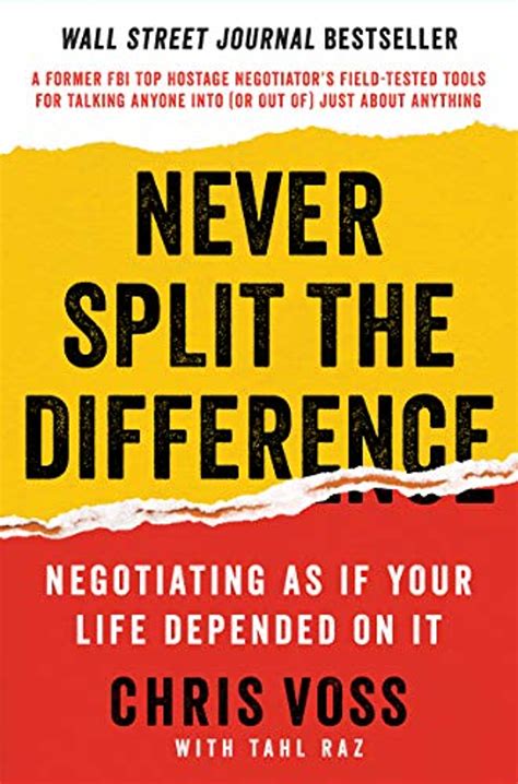 Never split the difference by chris voss. Mar 4, 2019 · The Magic Email from the book Never Split the Difference: Negotiating As If Your Life Depended On It by Chris Voss, really works. About the book itself: An ex-FBI international kidnapping negotiator opens each chapter with a crazy-but-true hostage negotiation story. Then he takes whatever tactic was used and applies it to regular life. 