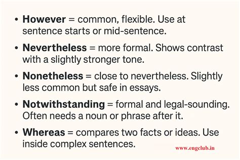 Nevertheless vs nonetheless.  They both show contrast or opposition and c...