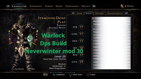 Neverwinter wizard build mod 30.  Warlock Hellbringer Build For Neverwin...