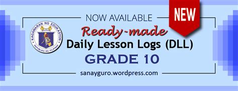 New! DLL for Grade 10 now... - SanayGuro - Downloads Facebook