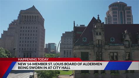 New 14-member St. Louis Board of Aldermen to be sworn in at City Hall today