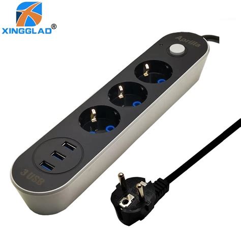 New 2 Round Pin EU RUS Plug Power Strip Switch 2 M Cable …