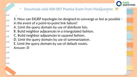 New 400-007 Exam Questions