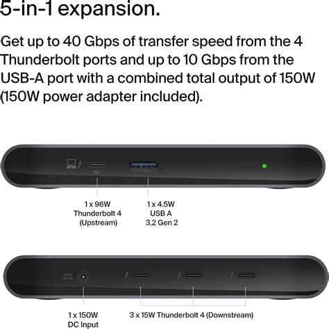 New Amazon low hits Belkins 96W 5-in-1 Thunderbolt 4 Docking Station down  at $165
