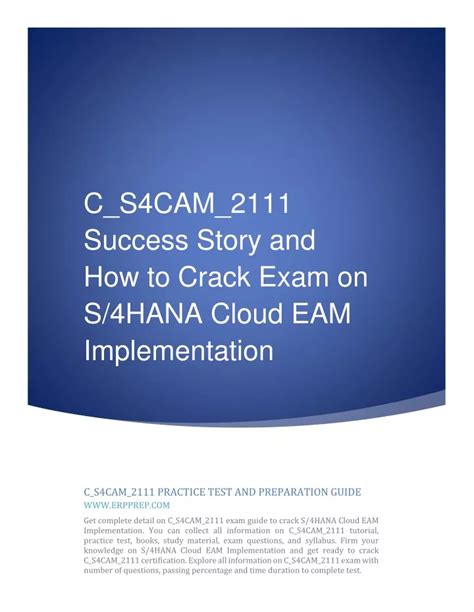New C-S4CAM-2111 Braindumps Questions
