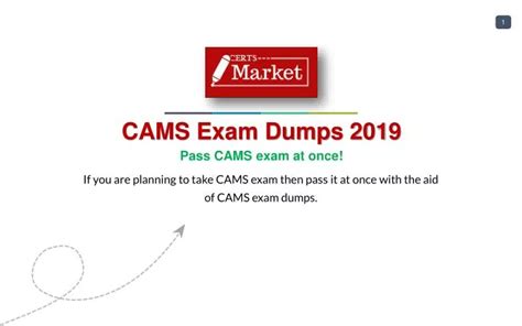 New CAMS Mock Exam