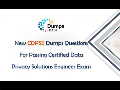 New CDPSE Braindumps Questions