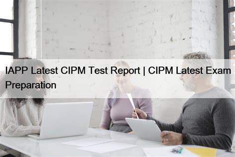 New CIPM Test Blueprint