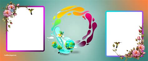 New Colorful Two Frame Mug Design FreePikes