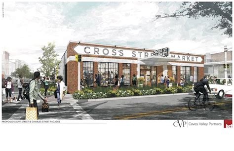 New Design for Cross Street Market Gives Nod to the 1950s