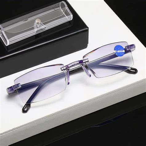 New Diamond-cut Bifocal Progressive & Anti-blue Eyewear …