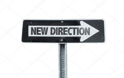 New Directions Sign Stockfoto