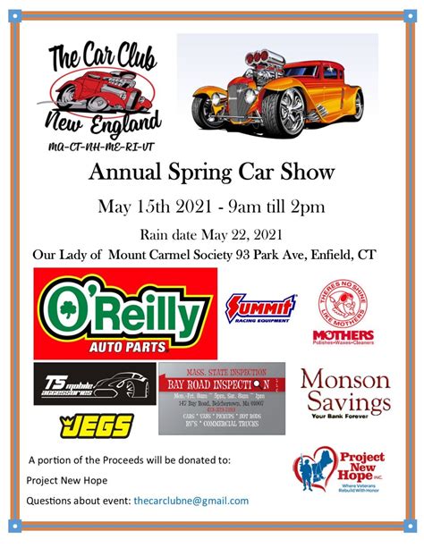 New England Car Show Calendar