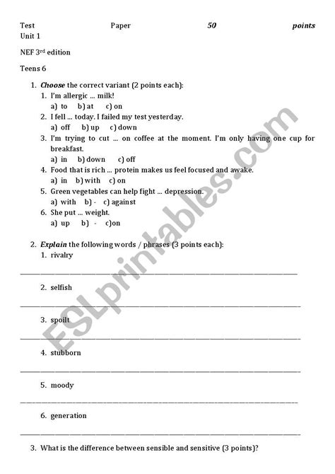 New English File Intermediate Extra Exercises