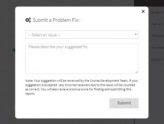 New Feature Submit A Problem Fix Acellus
