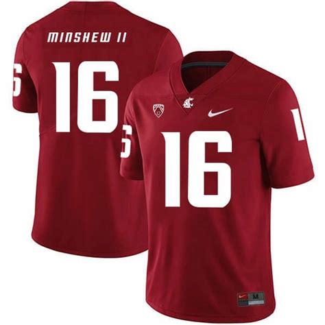 New Gardner Minshew Jersey Washington State Cougars