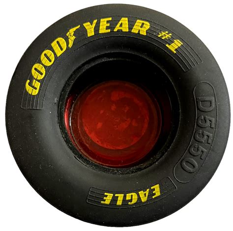 New Goodyear Eagle Rubber Tire Nascar Racing Glass Insert Ashtray