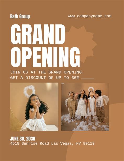 New Grand Opening Of Brown