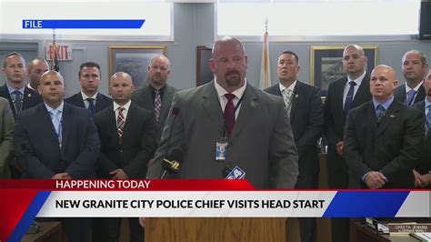 New Granite City, Illinois police chief visiting head start today