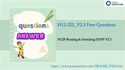 New H12-222_V2.5 Exam Answers