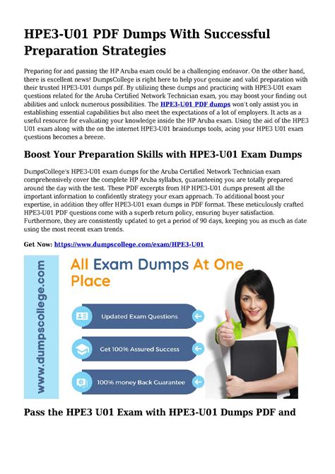 New HPE3-U01 Dumps Sheet