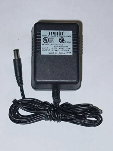 New Homedics A12-1A AC Adapter PP-ADP2005 12VAC 1000mA …