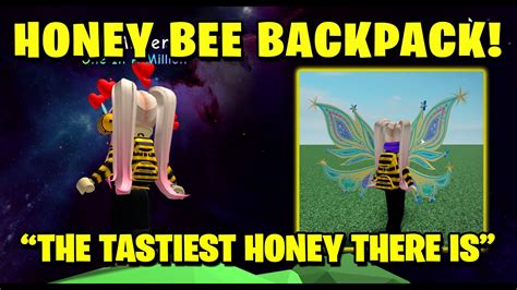 New Honey Bee Backpack - Roblox - YouTube