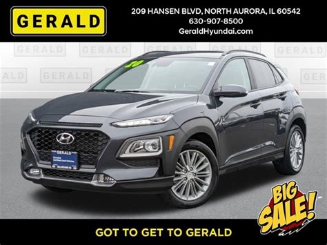 New Hyundai Kona Vehicles for Sale Gerald Hyundai of North Aurora