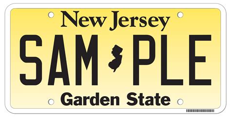 New Jersey License Plates