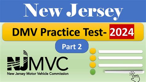 New Jersey MVC Written Knowledge Test For 2023