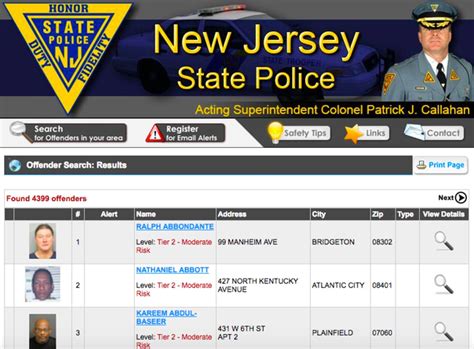 New Jersey Sex Offender Internet Registry New Jersey Official …