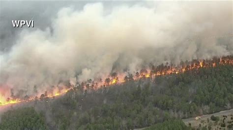 New Jersey Wildfire Hits 2,500 Acres, Evacuations Begin