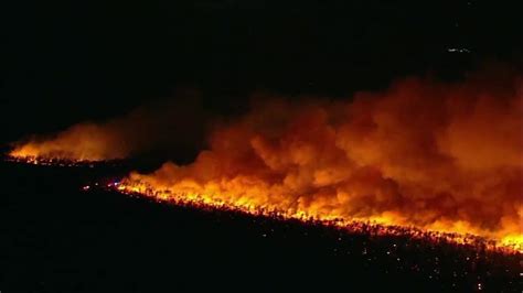 New Jersey wildfire: 2,500-acre forest fire prompts Manchester ...