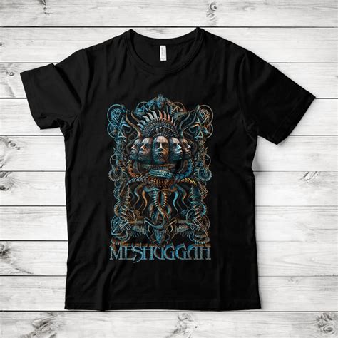 New Meshuggah Band Gift For Fan Cotton Black All Size Unisex T …