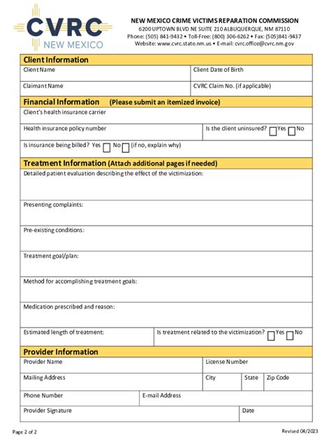 New Mexico Crime Victim Compensation Application - Sign Up