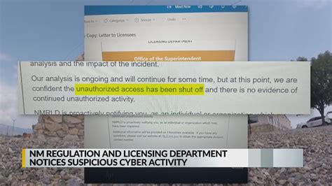 New Mexico State Regulation and Licensing Hit by Data Breach