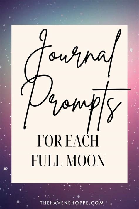 New Moon Journaling Prompts