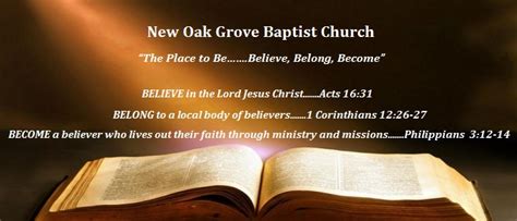 New Oak Grove Baptist Church - Messages