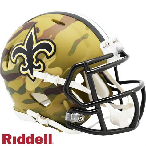 New Orleans Saints Camo Alternate Speed Mini Helmet eBay