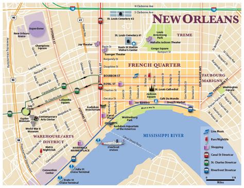 New Orleans Tourist Map Note CSS typically operates the route on a