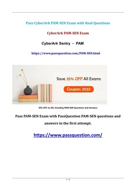 New PAM-SEN Mock Exam