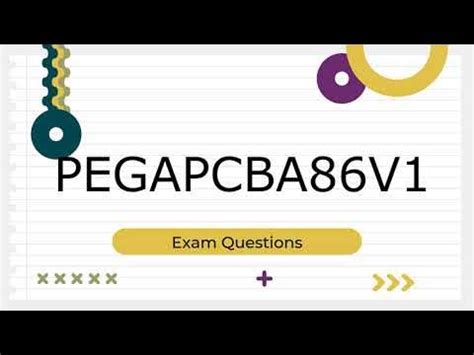 New PEGAPCBA86V1 Test Cram